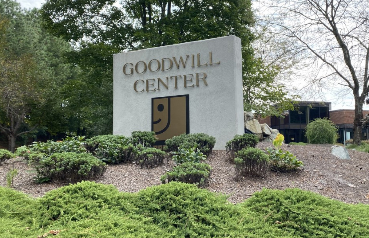 Goodwill center sign