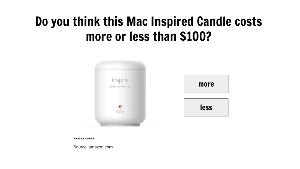 A mac inspired candle