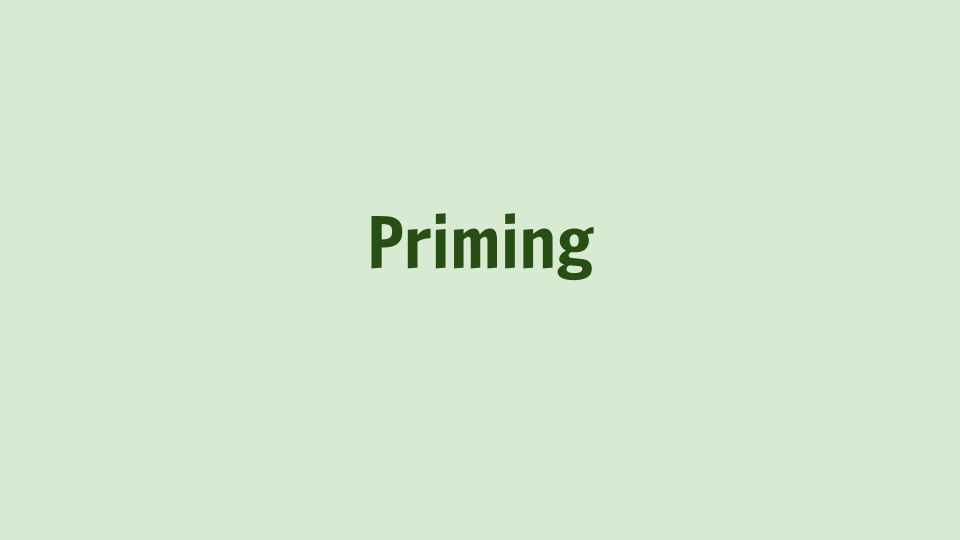Priming